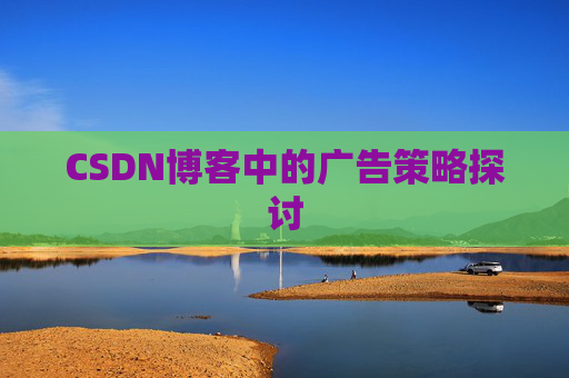 CSDN博客中的广告策略探讨